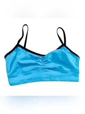 Body Wrappers Light Blue Bralette with Black Trim